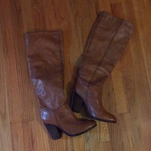 Steve Madden Leather Knee High Boots